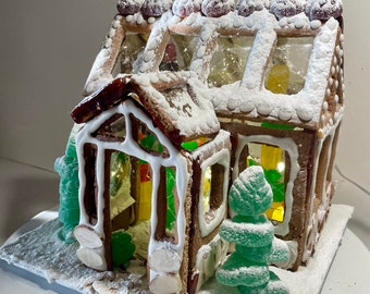 Greenhouse Gingerbread Template Etsy Greenhouse Gingerbread Template Etsy