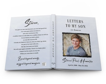 Letters to My Son in Heaven, Grief Journal, Memorial Gift