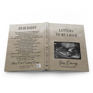 FIRST Christmas as dad Gift for Husband Soon to be Dad Christmas Gift First Time Dad Gift New Dad Gift New Daddy New Dad Journal Sonogram