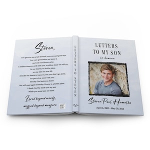 Loss of Son Gift Personalized son memorial bereavement gift for son sympathy gift for loss of son in memory of son gift keepsake condolence