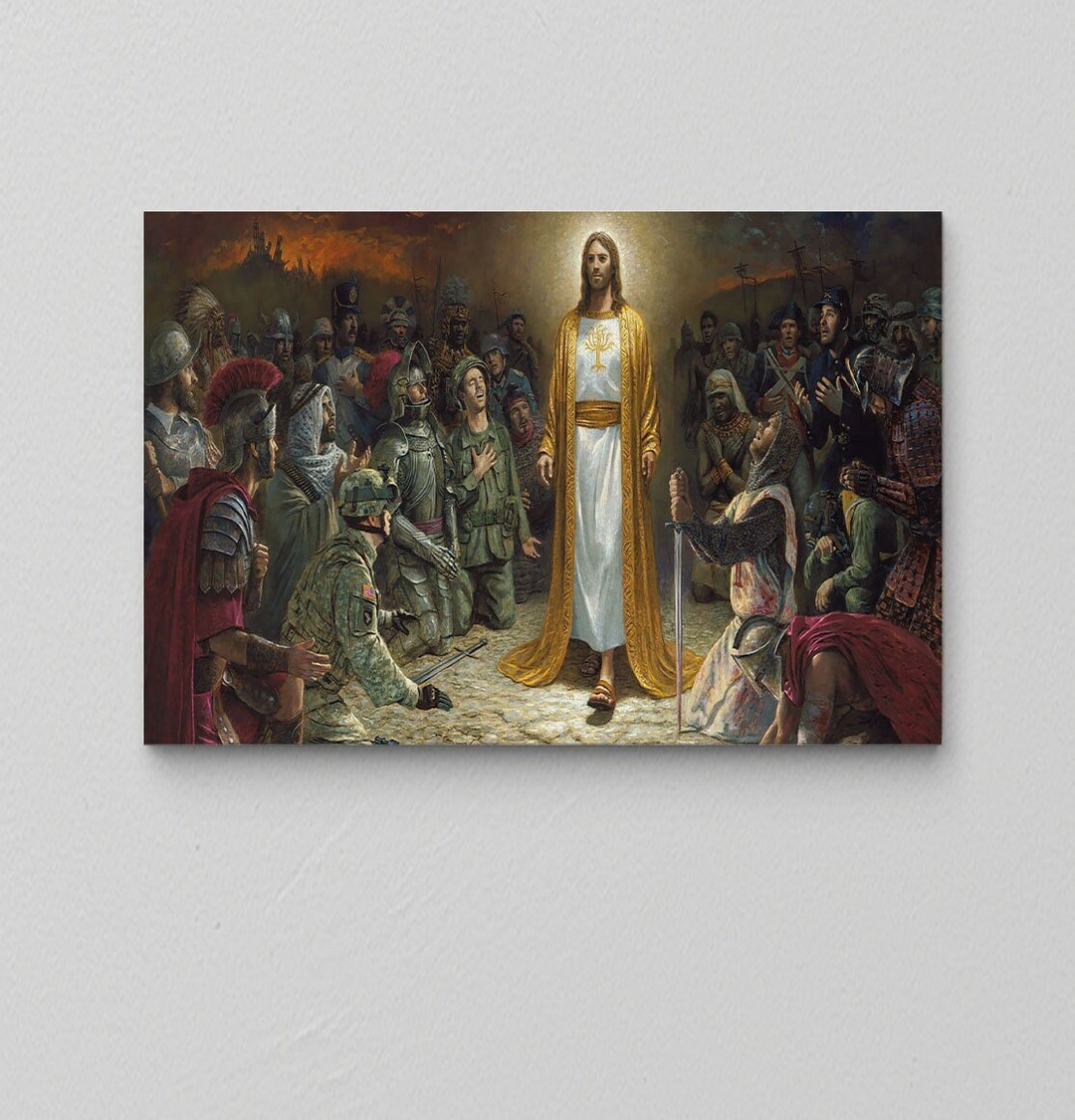 Christian Wall Art / Jesus Wall Art / Farmhouse Wall Decor / Jesus