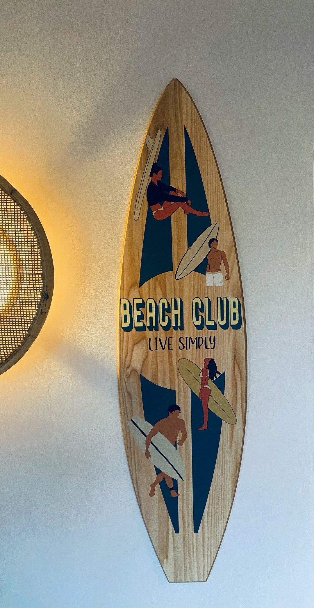 Decorative Surfboard Etsy
