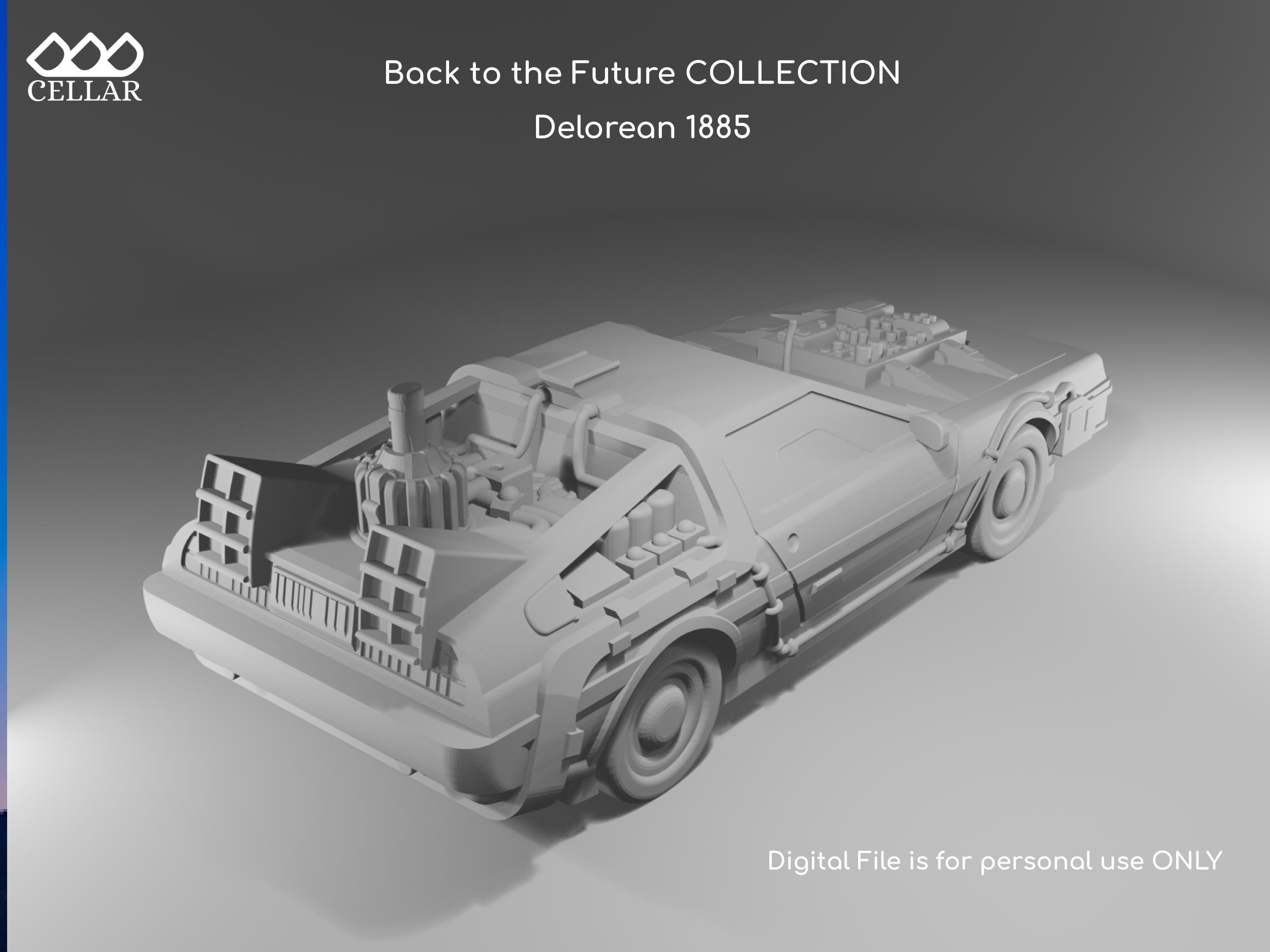 Delorean 1885 Model Replica – 3D Printer File - Etsy