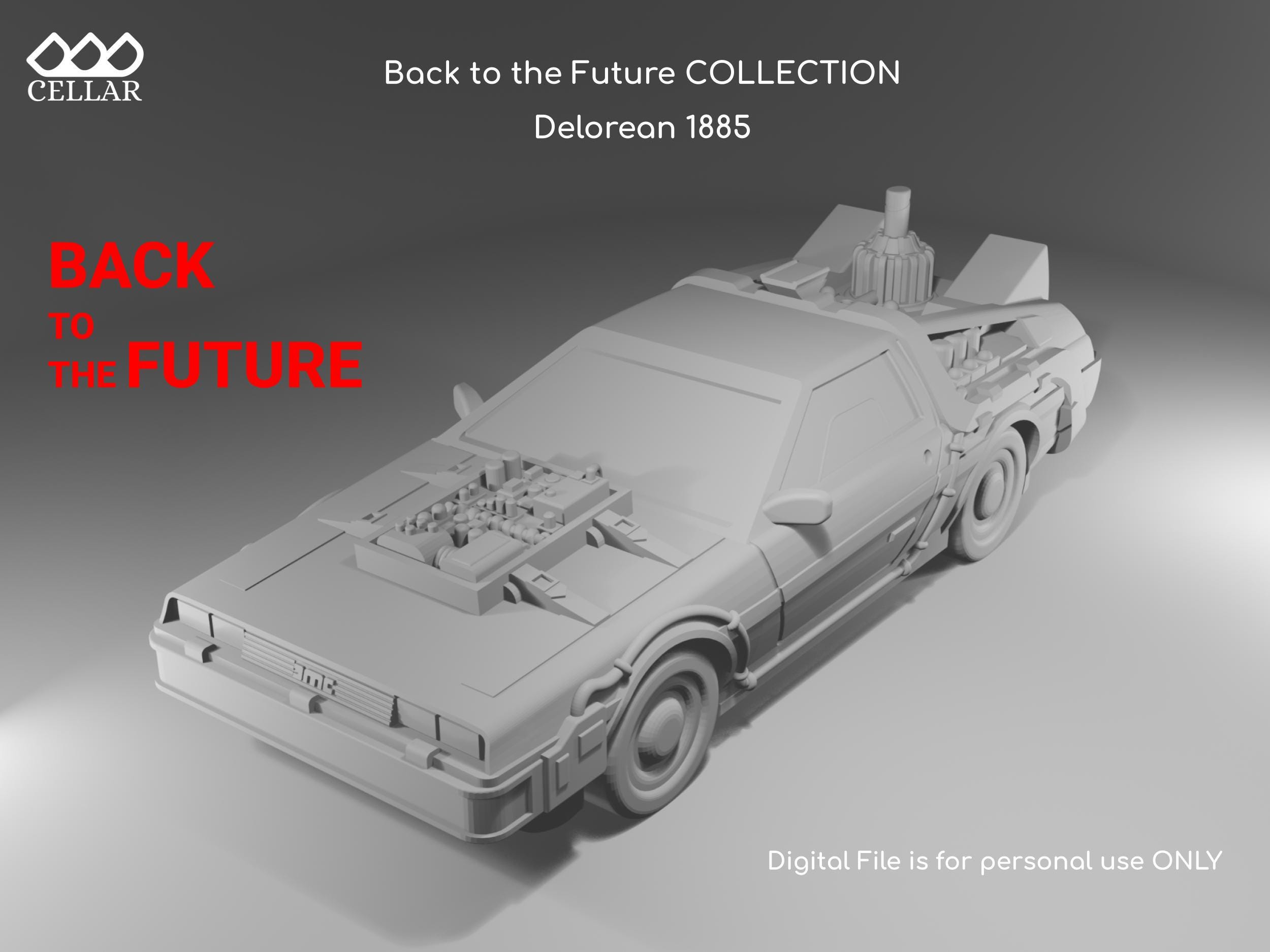 Delorean 1885 Model Replica – 3D Printer File - Etsy