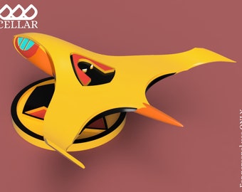 Phantom Cruiser & Space Coupe -Sci-Fi Model Replica Set  | 3D Model for 3D Printer | Digital File ONLY | Miniature | DIY | Space Ghost