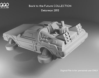 Ritorno al Futuro DeLorean 2015 - Modello 3D in formato STL (Download digitale per uso personale)