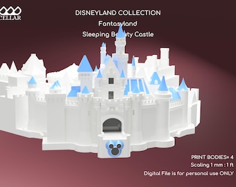 Disneyland Collection 3, 5 models - The Original Theme Park Miniature Replica   | Digital File ONLY | 3D Model for 3D Printer | DIY|