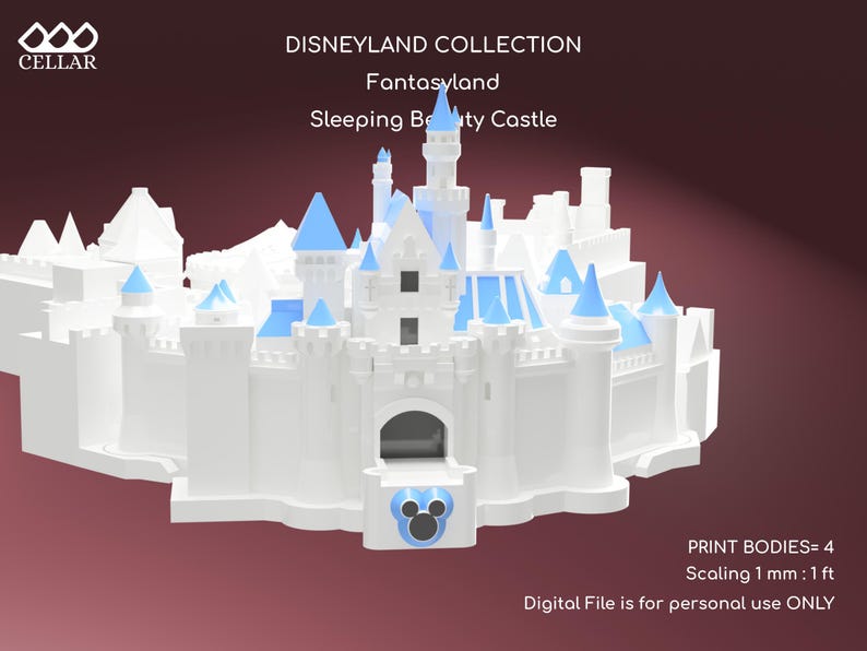 Disneyland Collection 3, 5 Models - the Original Theme Park Miniature ...