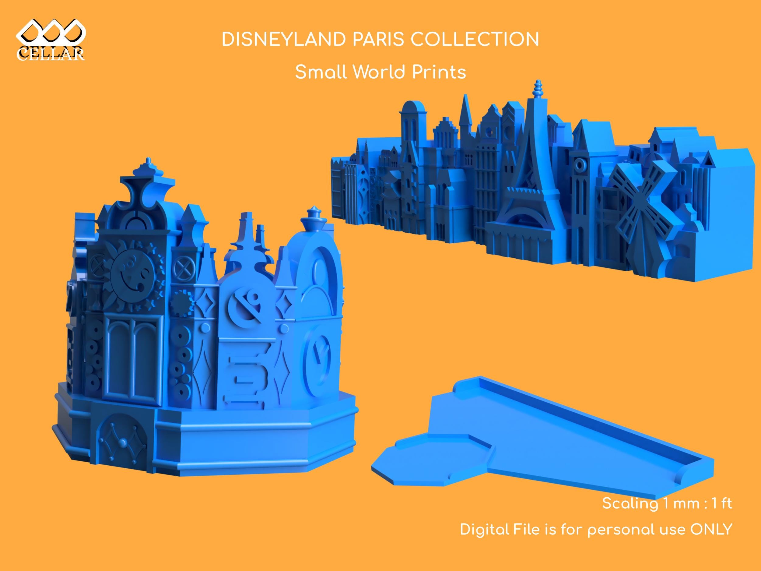 ディズニーランド・パリ ファントム・マナー（お化け屋敷）3Dモデル