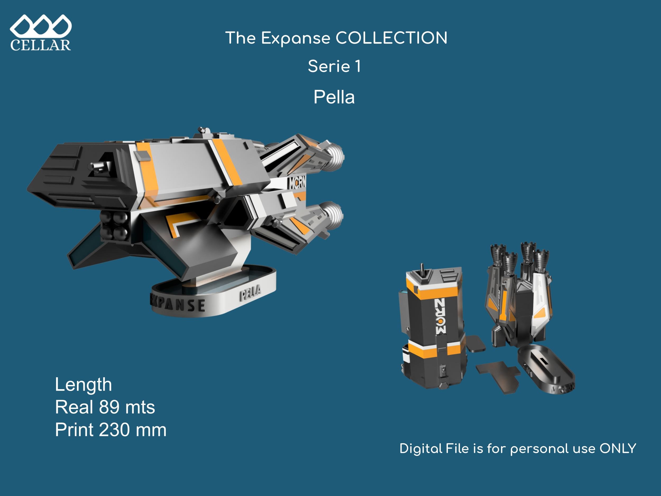 The Expanse Collection 1 - 6 Ships - Sci-fi Model Replica| 3D