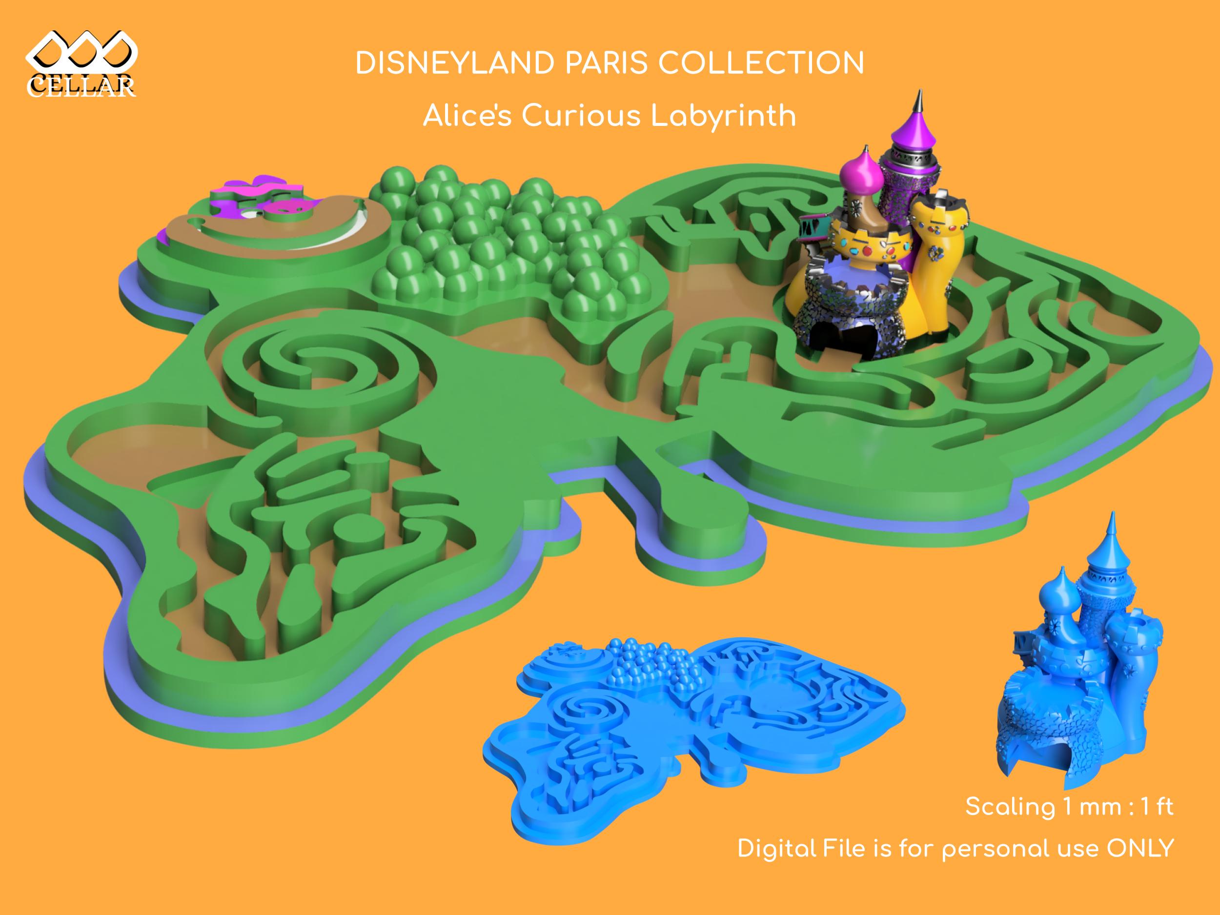 ディズニーランド・パリ ファントム・マナー（お化け屋敷）3Dモデル