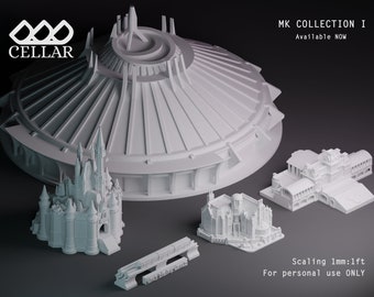 Theme Park Miniature Replica 3D Models – MK Collection 1 (Digital File)