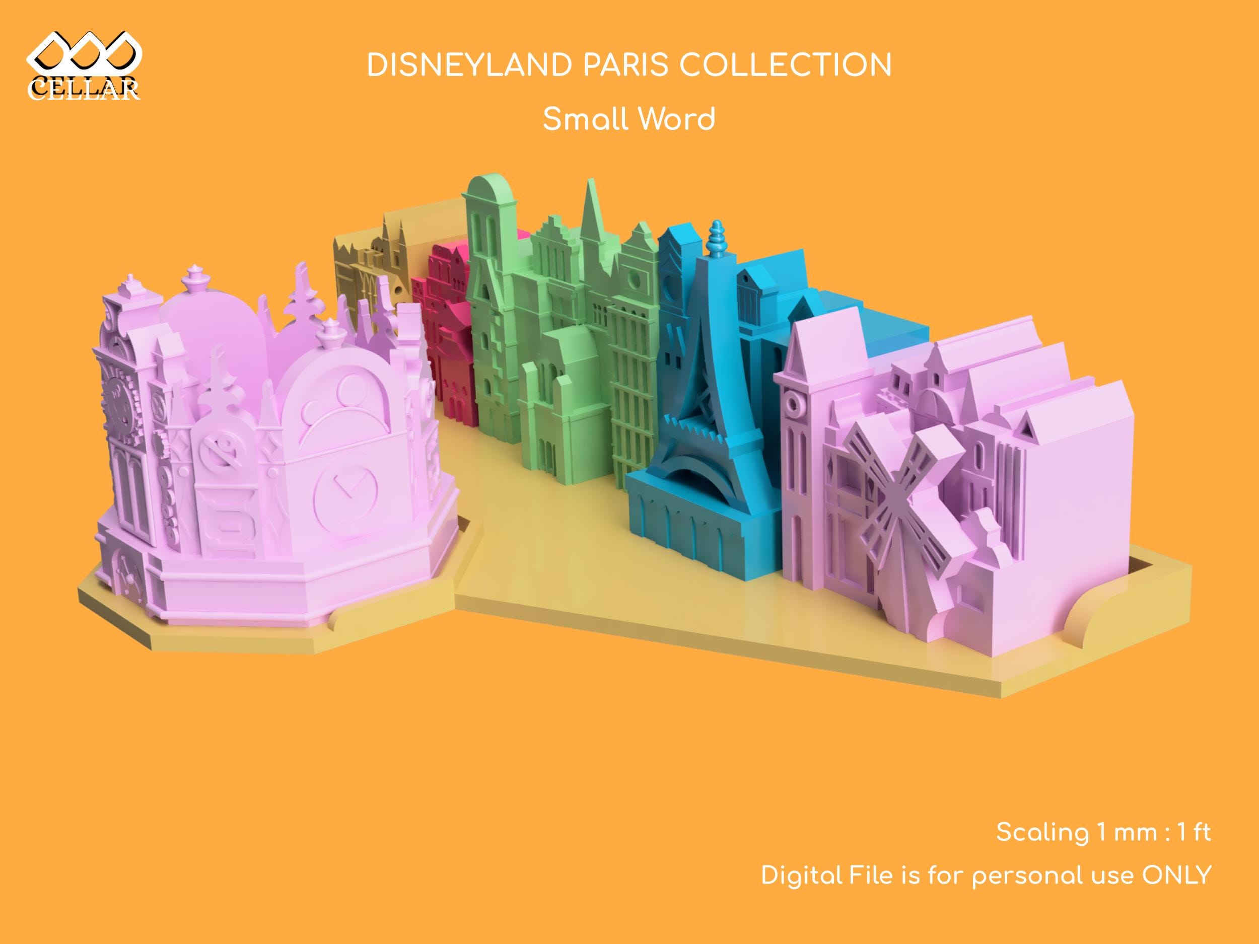ディズニーランド・パリ ファントム・マナー（お化け屋敷）3Dモデル