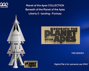 Apes Collection |  Sci-Fi Model Replica Set  | 3D Model for 3D Printer | Digital File ONLY |