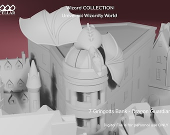 Wizardly World Town 3D Model – Universal Orlando Park Replica (Digital File ONLY)