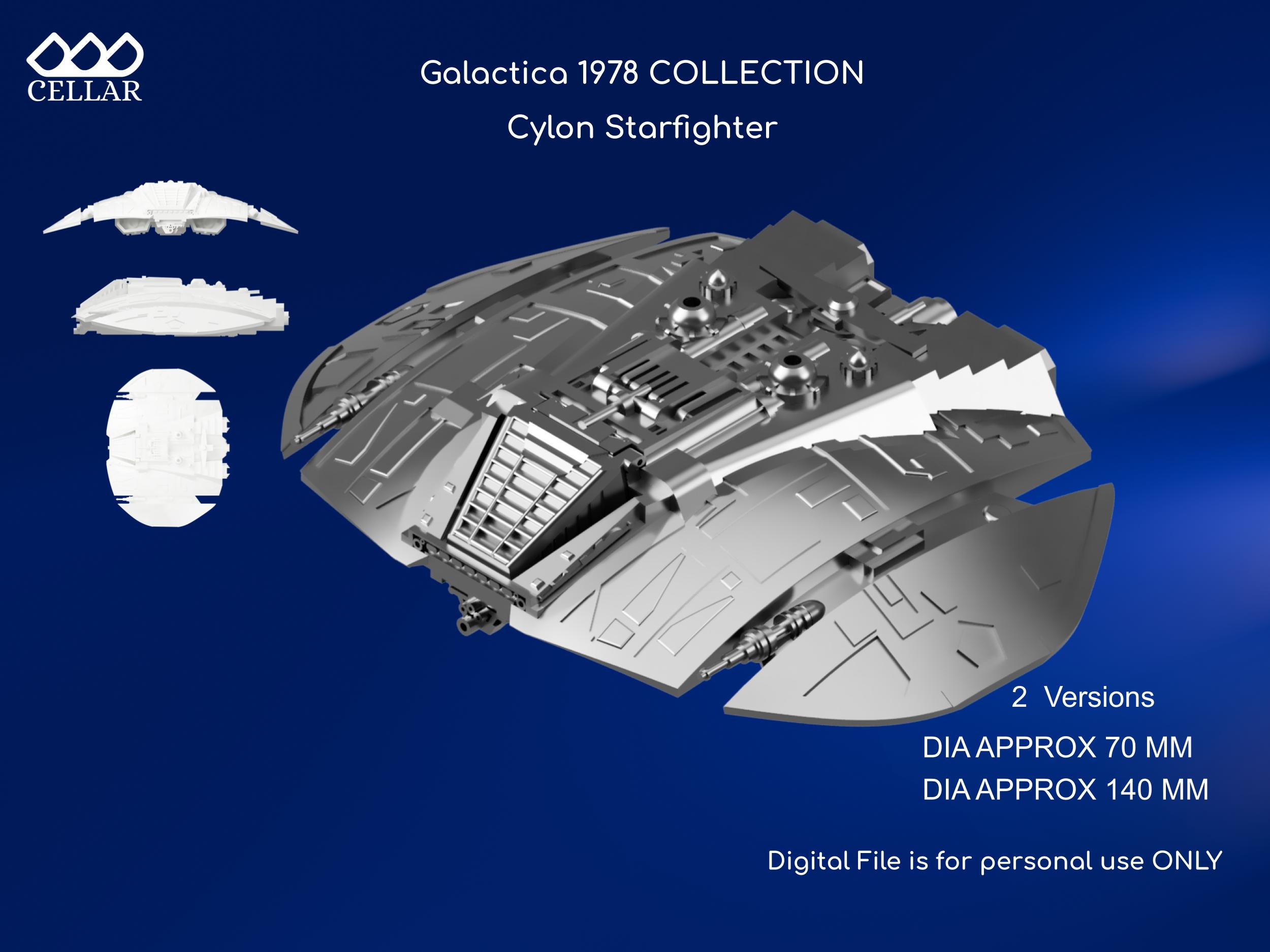 Battlestar Galactica 1978 & 2004 | Viper and Cylon Fighters |sci