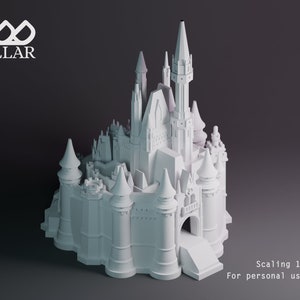 Theme Park Miniature Replica - MK Princess Castle | Digital File ONLY | 3D Model for 3D Printer | diy |