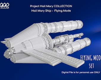 Hail Mary Ship Model Replica – Sci-Fi 3D Printer File (Digital Download)