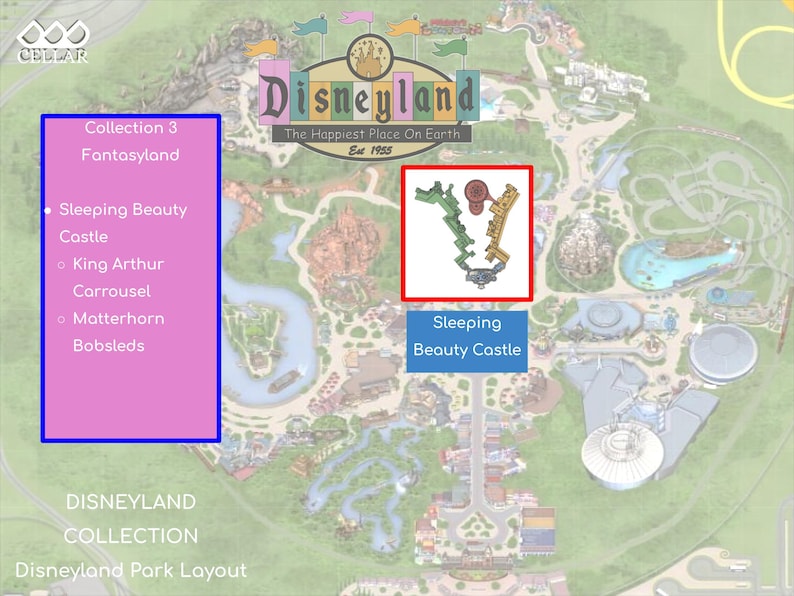 Disneyland Collection 3, 5 Models - the Original Theme Park Miniature ...