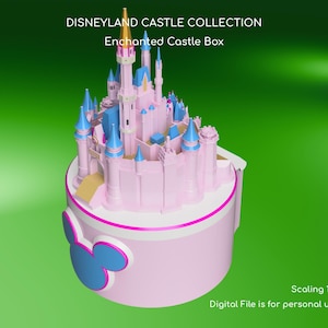 Enchanted Castle Box- 3D Printed  – DIY Model, Pencil, Pen , Jewelry/Candy Storage (Digital File)