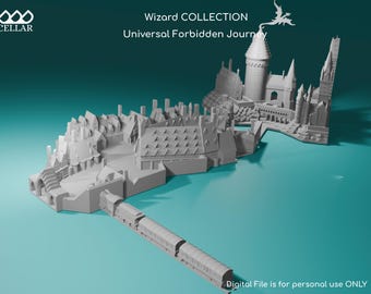 Universal Forbidden Journey Town - Miniature Replica- | Digital File ONLY | 3D Model for 3D Printer | Universal Orlando Park Inspiration