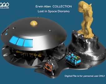 Sci-Fi Model Replica Diorama- Lost in Space | 3D Model | 3D Printer | Miniature | DIY  | Sci-Fi Serie | TV |