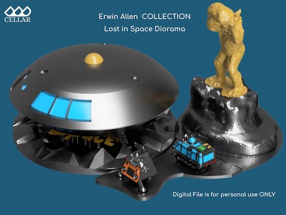 Sci-fi Model Replica Diorama- Lost in Space | 3D Model | 3D