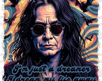psicodélico, leyenda del rock and roll, Ozzy, Ozzy Osbourne, rock and roll png, freebird png, rock and roll, tendencia, viral