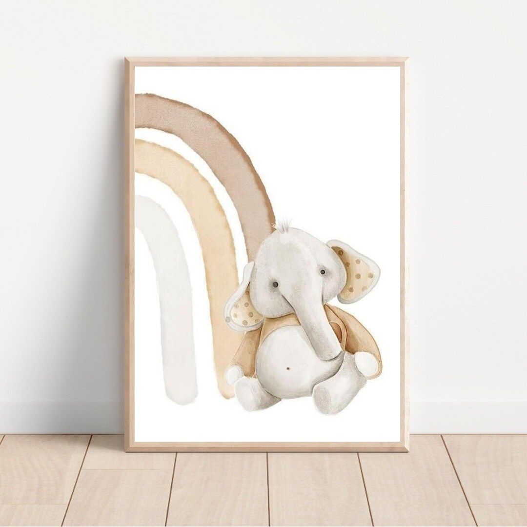 Elephant Printable Wall Art Nursery Decor elephant Nursery - Etsy