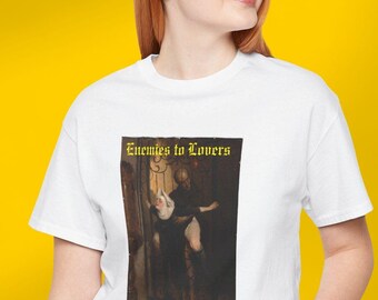 Enemies to Lovers Heinrich Lossow's The Sin Painting Tee Shirt, NSFW Romantasy Vintage Art Book Lovers Shirt, Graphic Tee, Victorian Romance