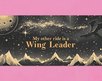 Fourth Wing, Riders Quadrant Wing Leader Car Magnet, Booktok Merch, Xaden Violet Book Lovers Magnet Humor