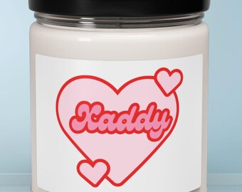 Xaddy Xaden Riorson Scented Candle, Smutty Humor, Fourth Wing Merch,"Daddy" Scented Soy Candle, 9oz