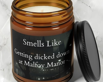 Dramione Manacled Merch | Fantasy Booktok | Mischievous Humor Scented Soy Candle,  Unique Home Decor, Funny Candle for Birthdays