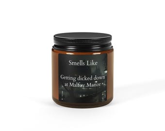Mischievous Scented Soy Candle, Perfect Gift for Fans, Unique Home Decor, Funny Candle for Birthdays and Occasions, Amber Jar with Fun