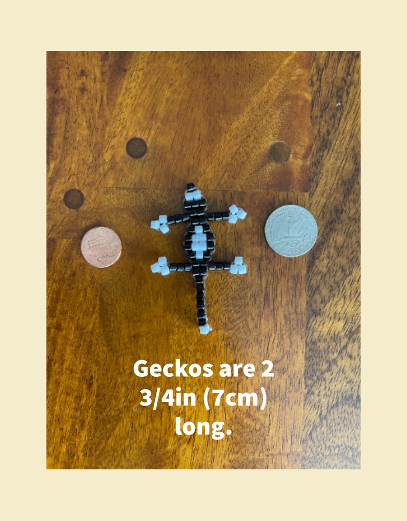 Beaded Gecko Etsy