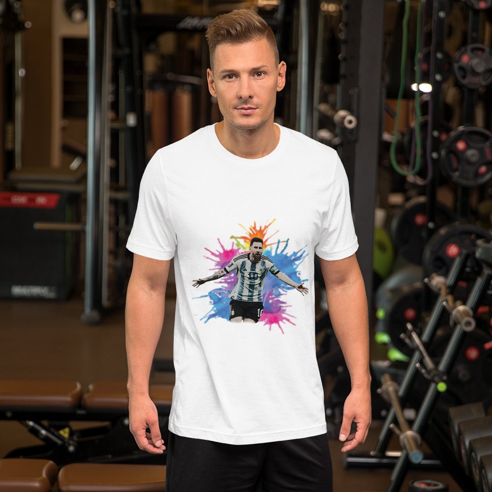 Discover Lionel messi T shirt FIFA 2022 Watercolor Messi