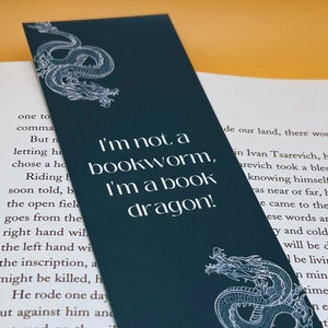 Book Dragon Bookmark