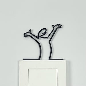 La Linea Plexiglass Wall Decor: Minimalist Line Art