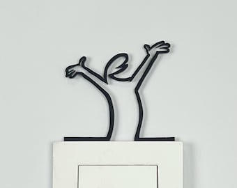 La Linea Plexiglass Wall Decor: Minimalist Line Art