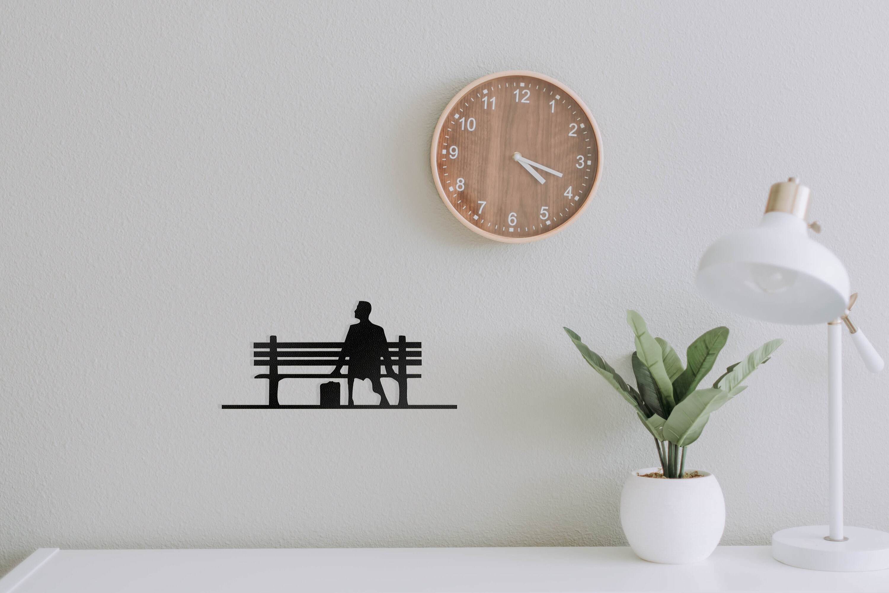 Forrest Gump Wall Decor Forrest Gump Bench Scene Forrest Gump Wall