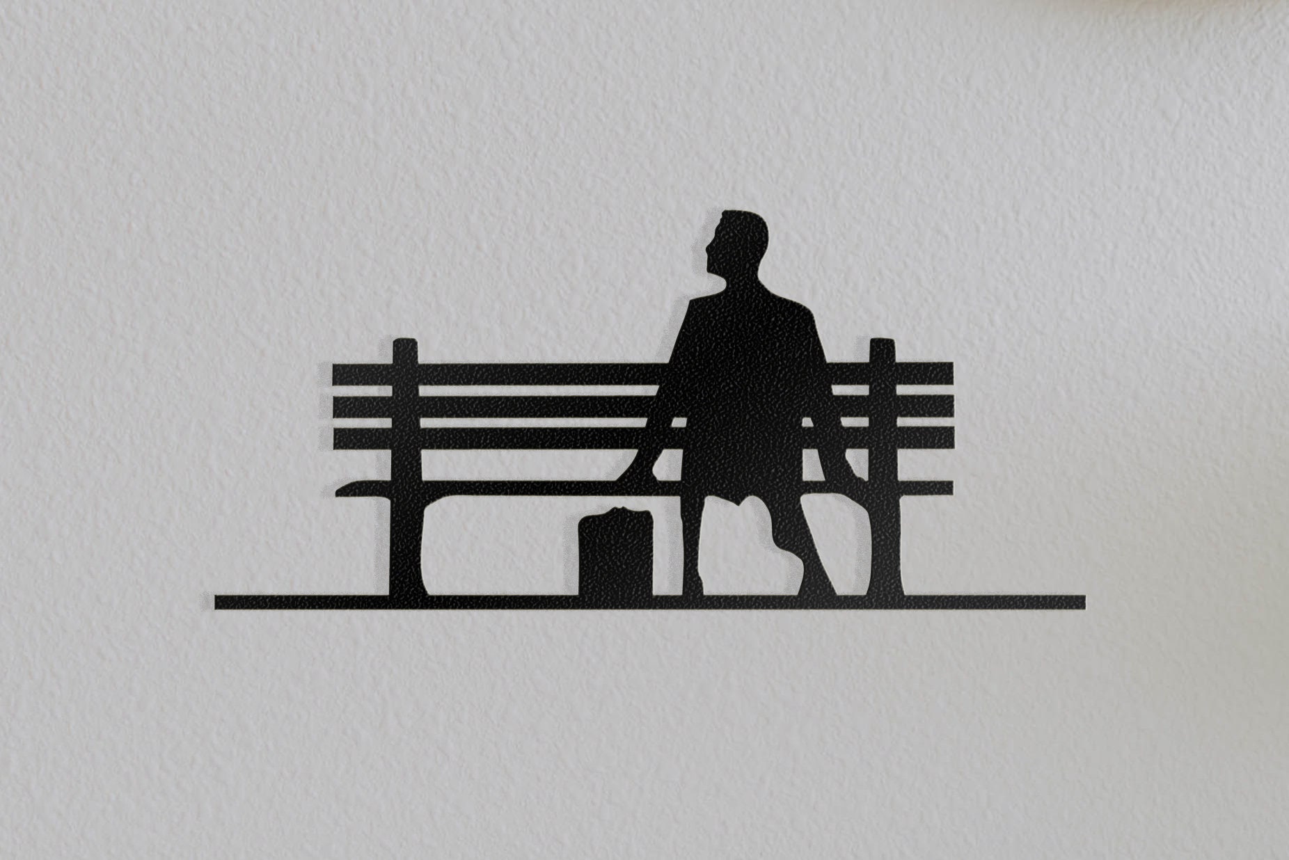 Forrest Gump Wall Decor Forrest Gump Bench Scene Forrest Gump Wall