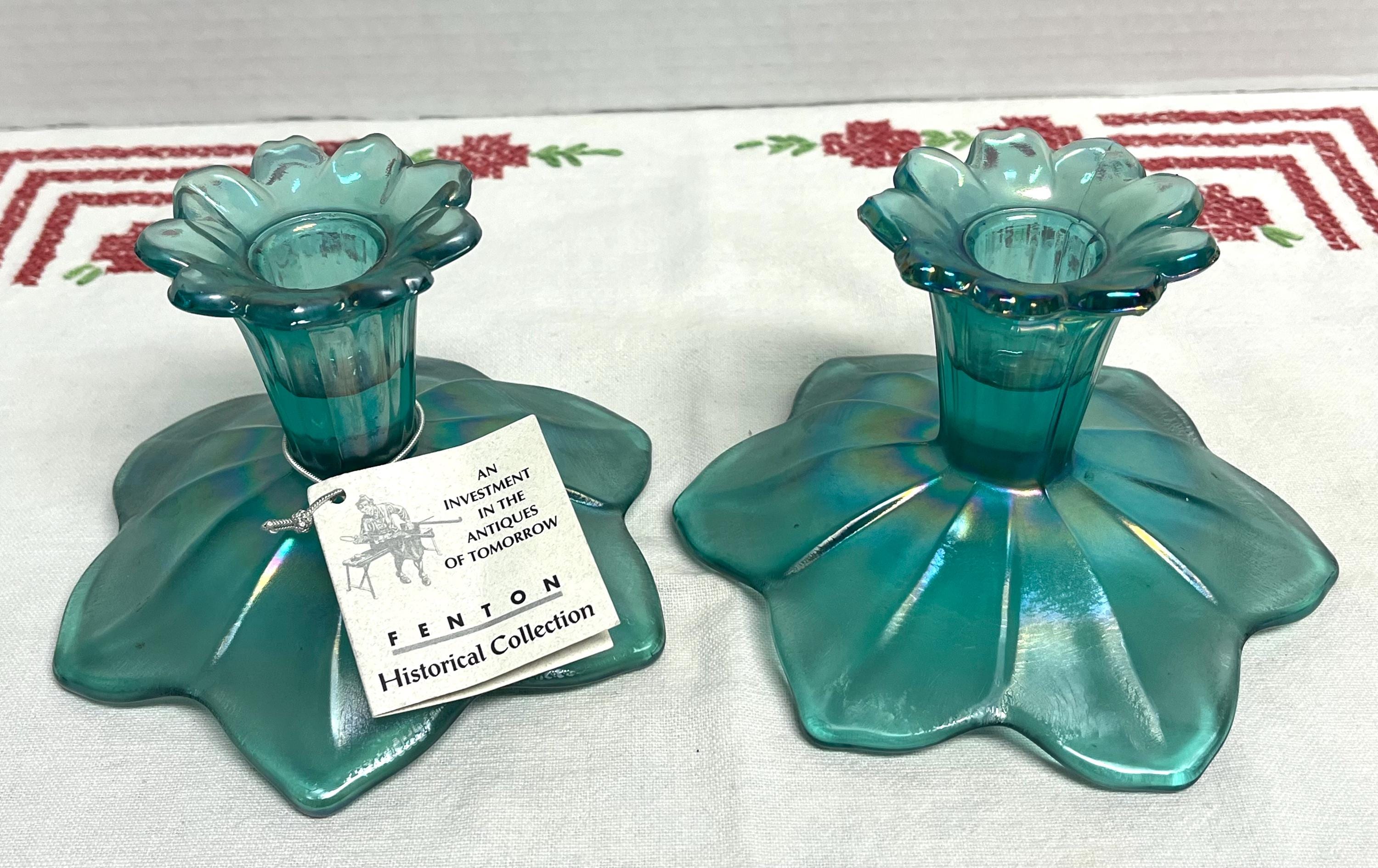 ジェファーソン グラス グリーンオパールセント フェントン Fenton