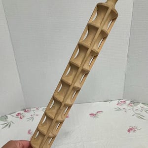 Vintage Italian Beechwood Ravioli Pasta Rolling Pin