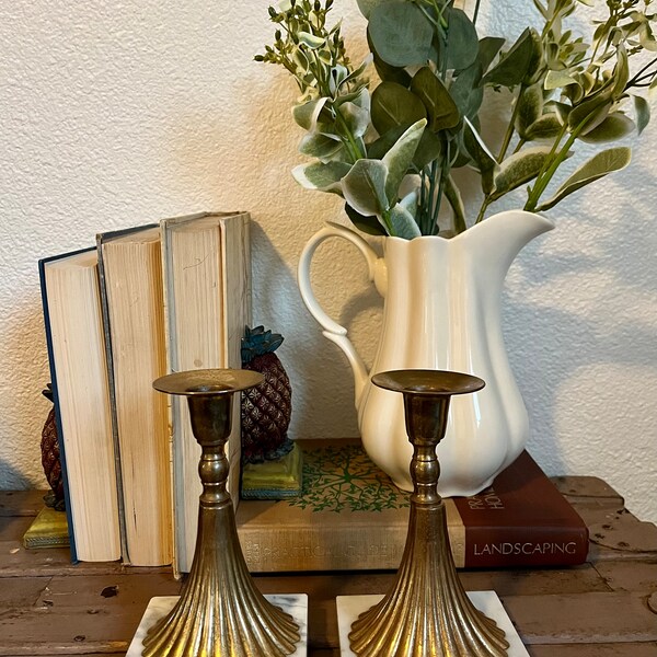 Brass Candlesticks Etsy
