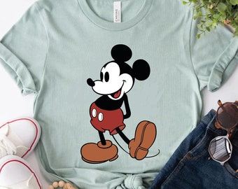 Retro Mickey Mouse Shirt: Disneyland Vacation Tee, 1928 Design