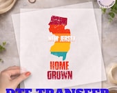 DTF Transfer Design: New Jersey Theme - Ideal Gift for NJ Lovers