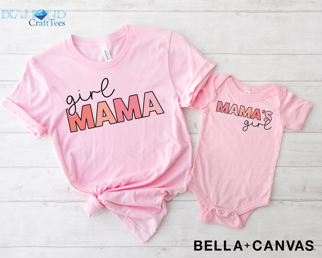 Girl Mama & Mini Matching Shirt Set – Mother Daughter Outfit - Etsy