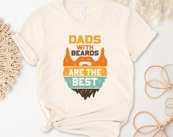 Camiseta gráfica divertida para papás barbudos – Regalo para el Día del Padre