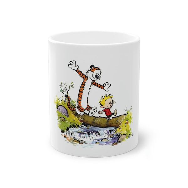 Calvin & Hobbes Mug - Crossing the River