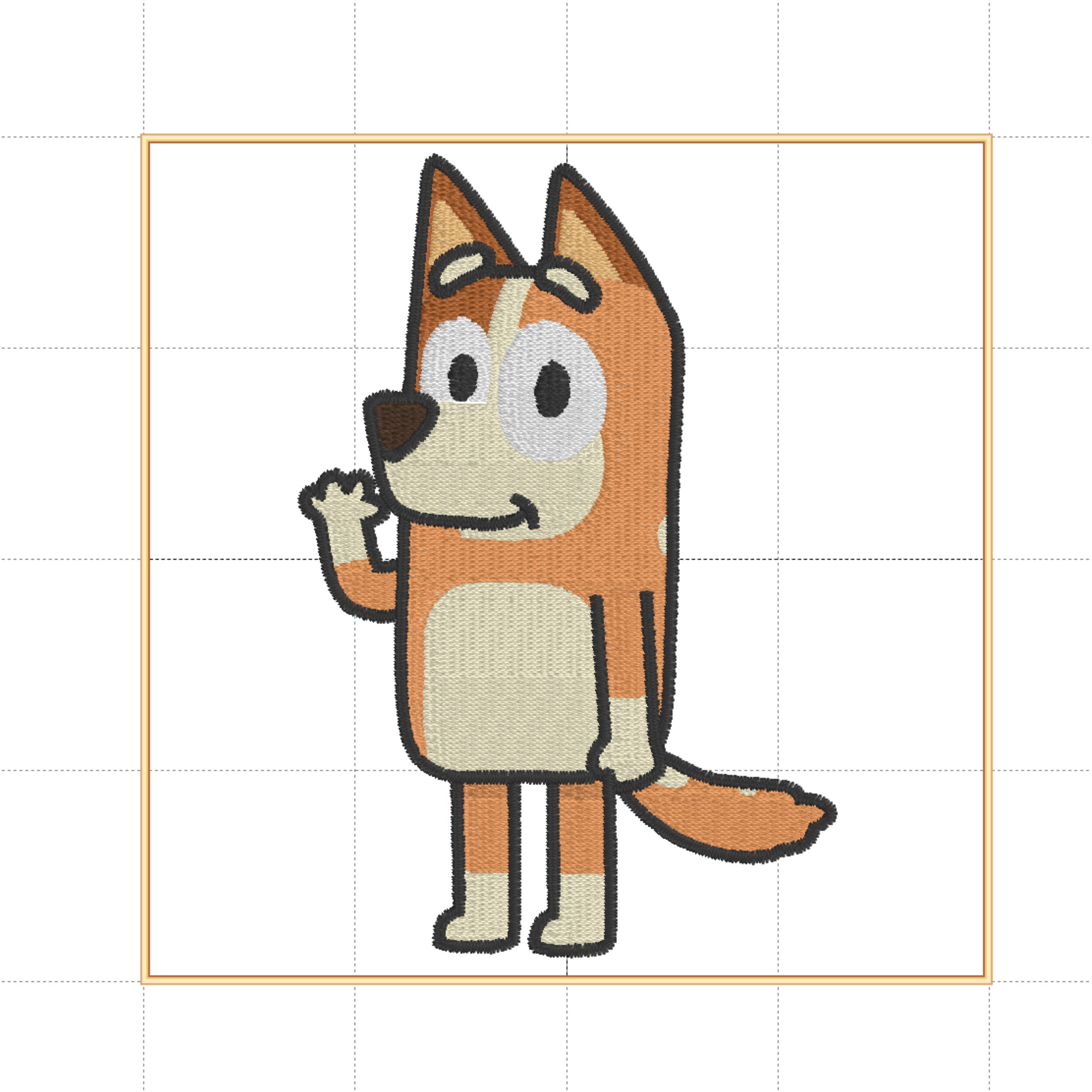 Chilli Heeler Pup Embroidery Design Embroidery Machine File Etsy